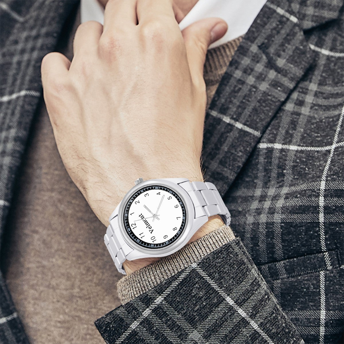 VELMONT Classic Silver Luxury