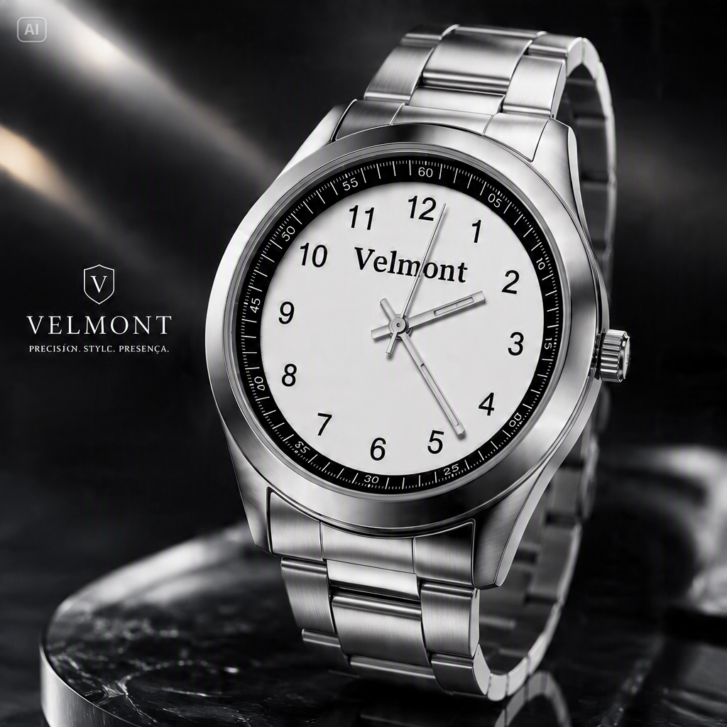 VELMONT Classic Silver Luxury