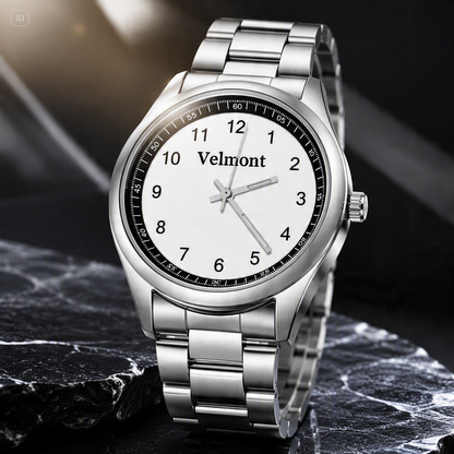 VELMONT Classic Silver Luxury